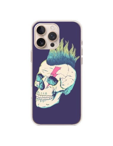 Coque iPhone 16 Pro Max Tête de mort Punk - Victor Vercesi