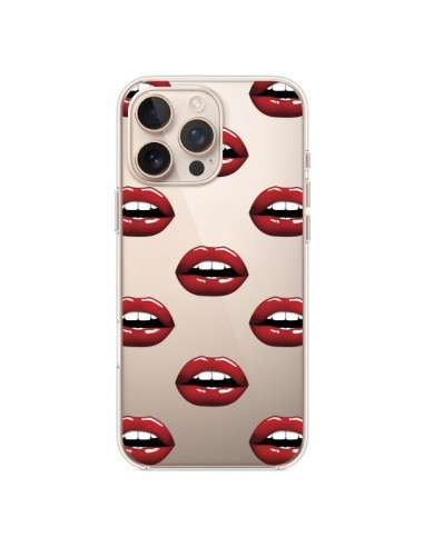 Coque iPhone 16 Pro Max Lèvres Rouges Lips Transparente - Yohan B.