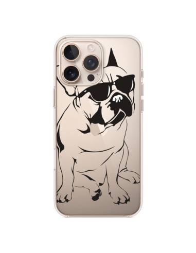 Coque iPhone 16 Pro Max Chien Bulldog Dog Transparente - Yohan B.