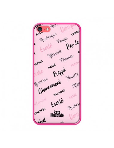 Coque iPhone 5C Ballerina Ballerine Mots - kateillustrate